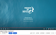 Freedom On Waves Video Logo